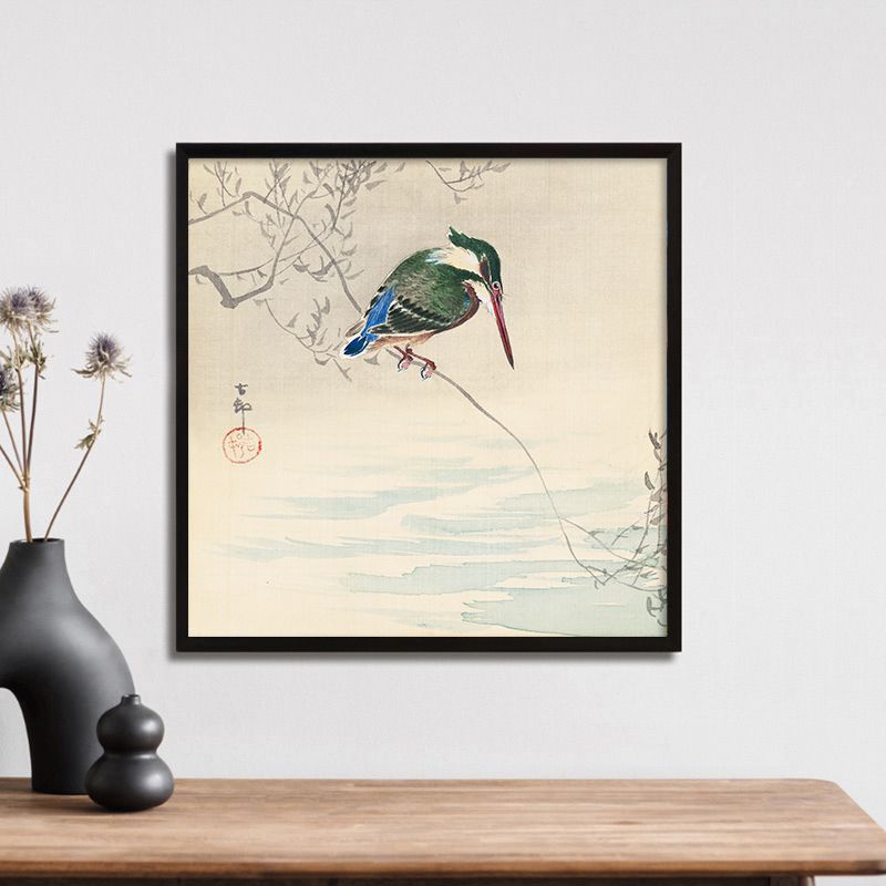 模写/下村観山/カワセミ図/翡翠/布袋屋掛軸A-310 模写】//下村観山/カワセミ図/翡翠/布袋屋掛軸A-310 （金属工芸