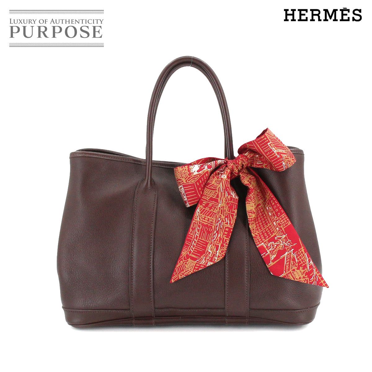 新品同様 エルメス HERMES ガーデンツイリー TPM トート バッグ