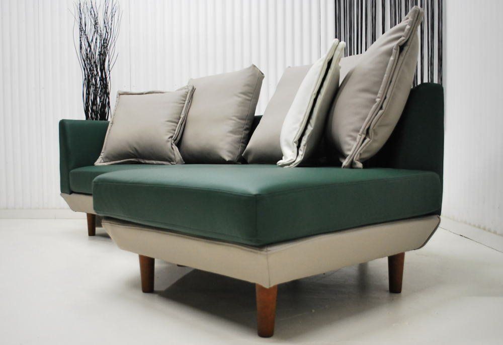 アウトレット 現品限り 一部 大 ラグジュアリーモダン アシンメトリーデザイン カウチソファーセット ツートン NEXPOTALLINN_EU