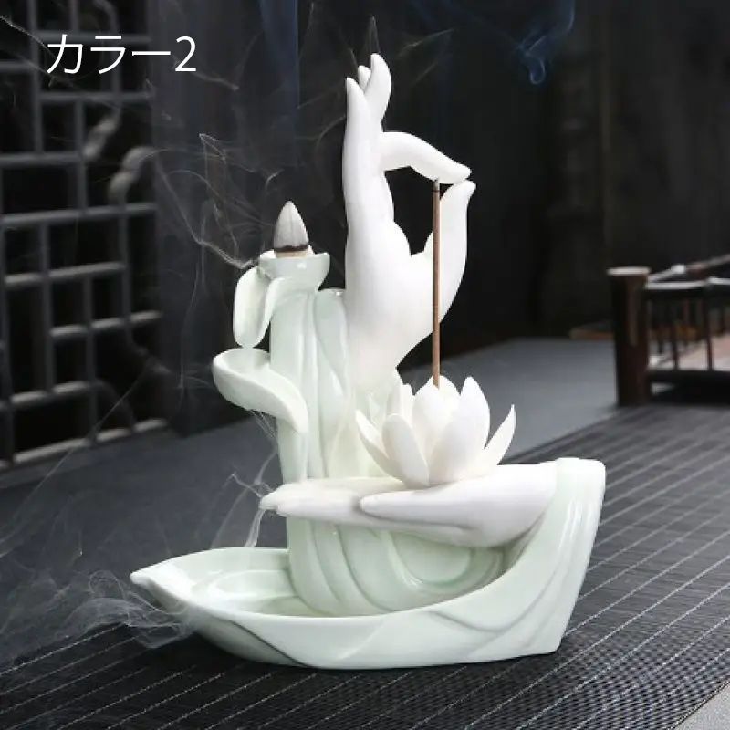 仏手 観音 倒流香炉 茶道  沈香炉 仏堂の 置物 仏手 観音 倒流香炉 茶道 沈香炉 仏堂の 置物