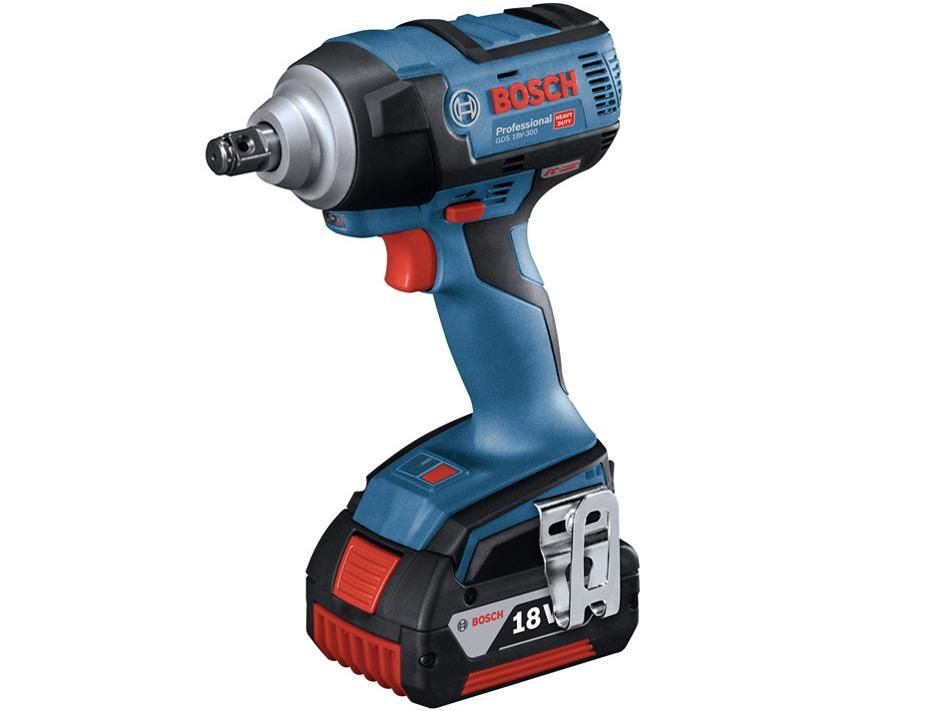 3営業日で発送 BOSCH ボッシュ Bosch Professional ボッシュ 18V コードレスインパクトレンチ 6.0Ahバッテリー2個 充電器 キャリングケース付 GDS18V-300