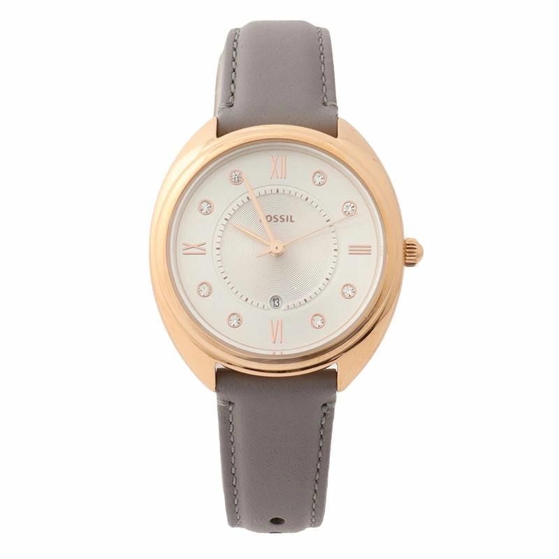 FOSSIL ES5073 腕時計 レディース レザー グレー ホワイト 並行輸入品
