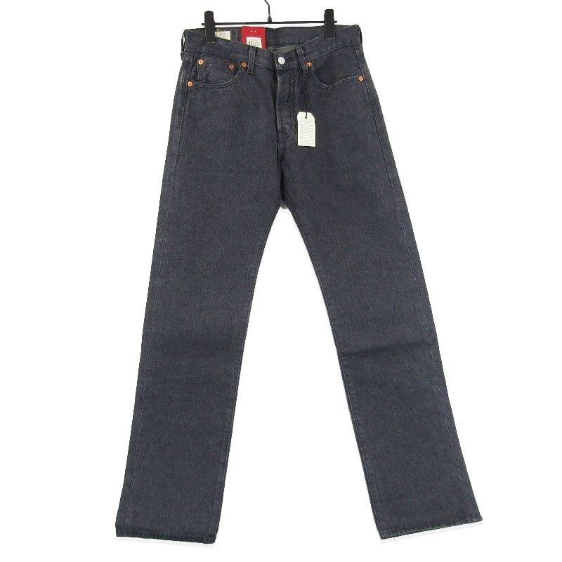 LEVI’S リーバイス デニムパンツ 501 150th セルビッチ ボタンフライ 5ポケット ブラック 黒 29 37000142