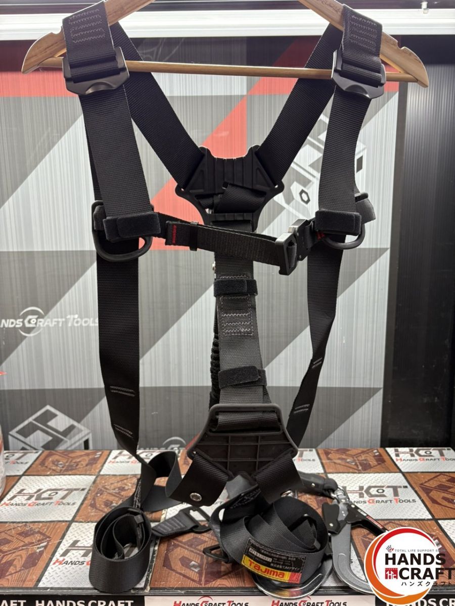 〇タジマ TAJIMA Mサイズ フルハーネス Wランヤード付き ハンズクラフト佐賀