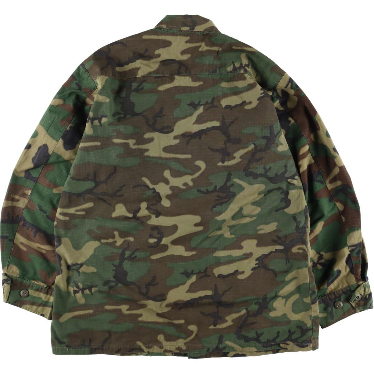 古着 70年納品 米軍実品 U.S.ARMY ブラウンリーフカモ 迷彩 ジャングル