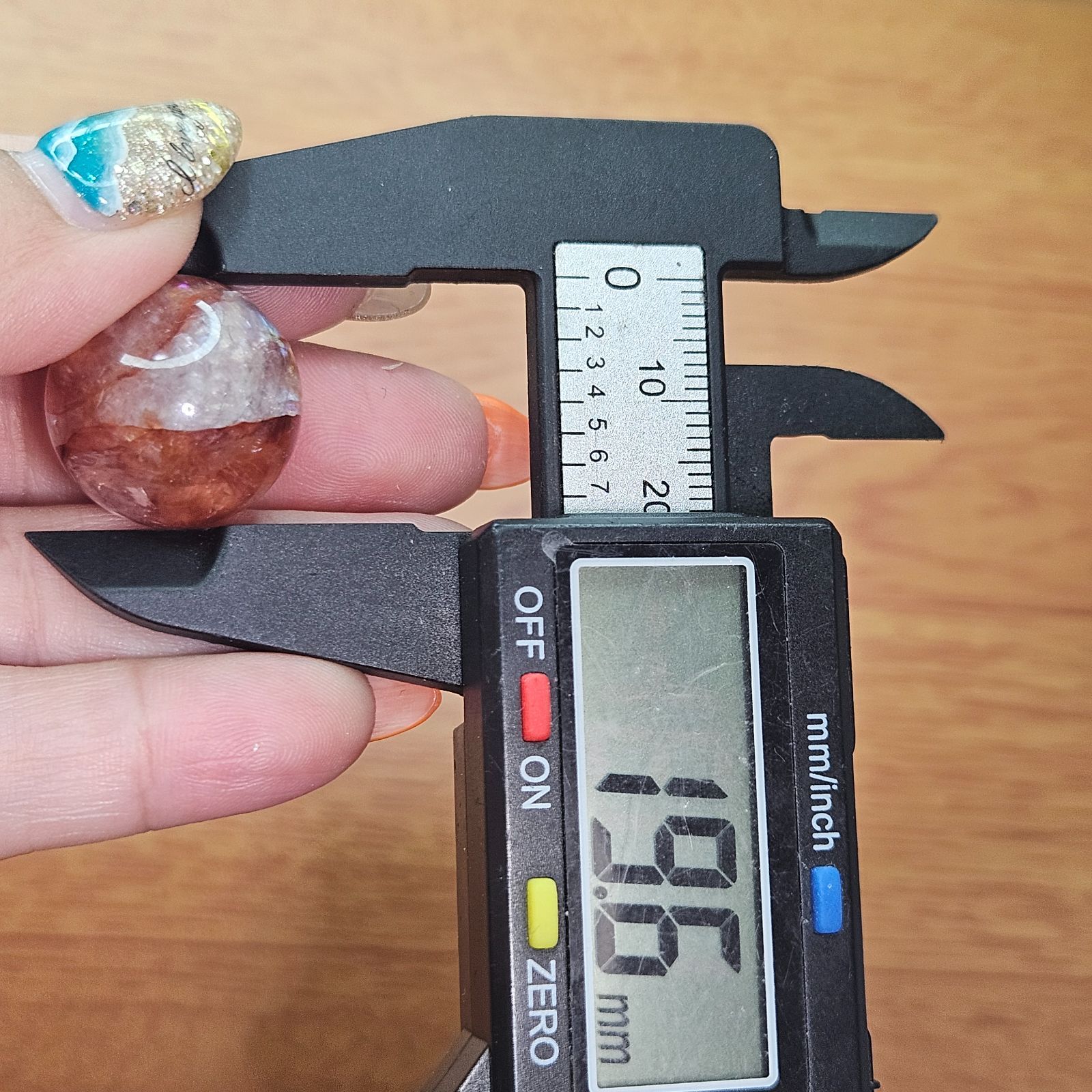 ファイヤークォーツ　ライモナイト　六芒星　スフィア　天然石 ファイヤークォーツスフィア Φ47mm | Mt.Sophia 天然石屋さん