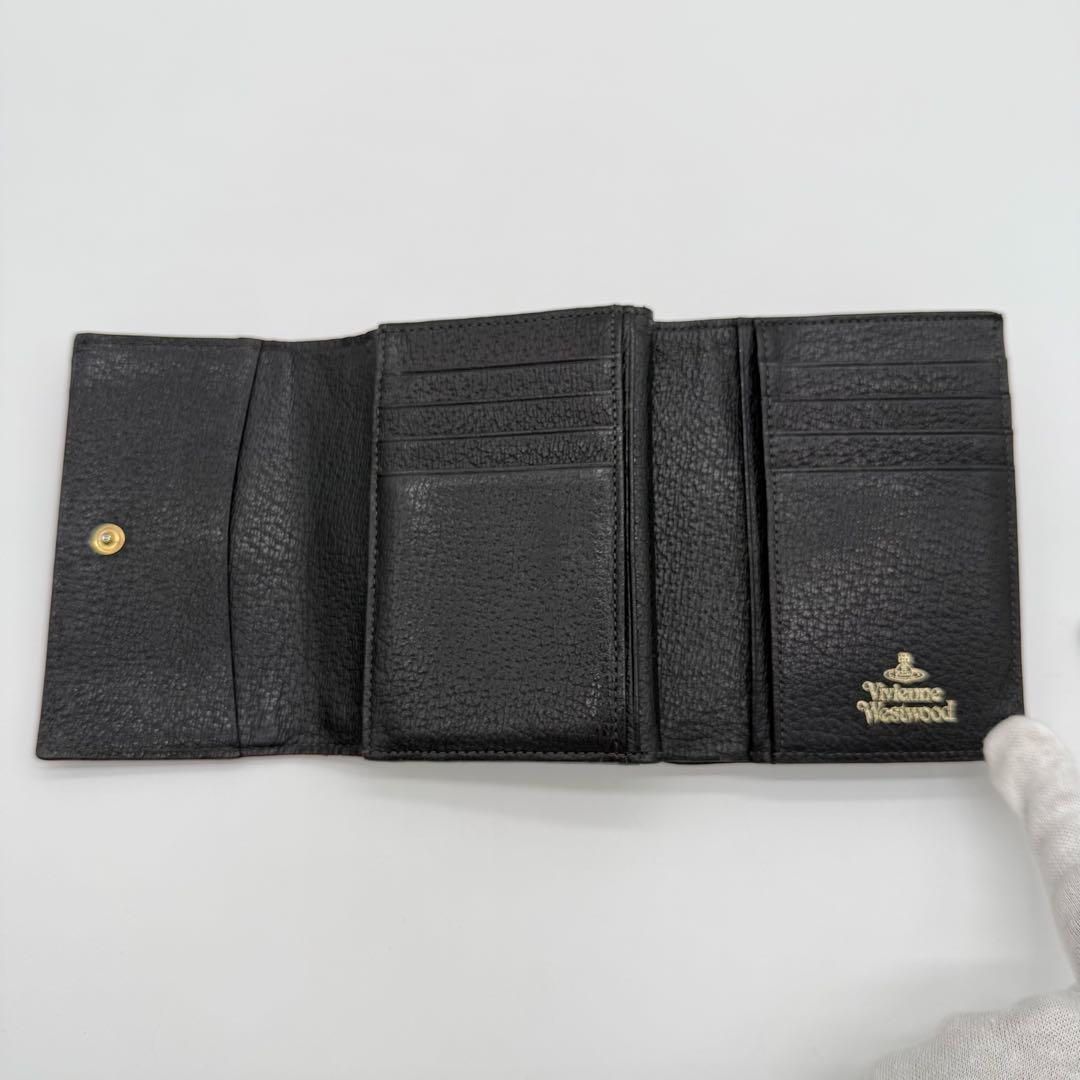 【良品】Vivienne 三つ折財布 がま口 ORB EXECUTIVE 黒 良品】Vivienne 三つ折財布 がま口 ORB EXECUTIVE 黒 - メルカリ