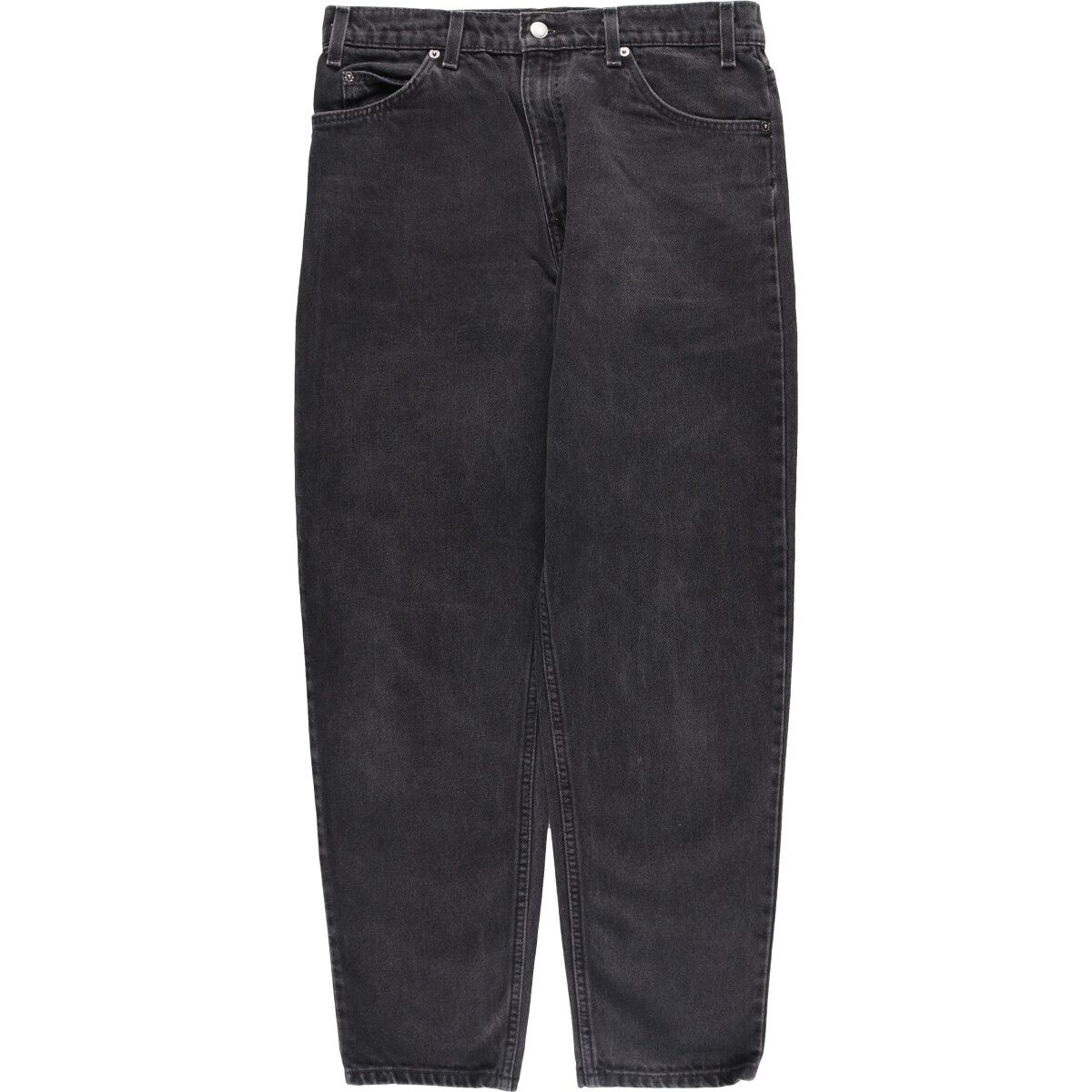 古着 90年代 リーバイス Levi s 40550-4159 RELAXED FIT TAPERED LEG オレンジタブ ブラックデニム テーパードデニムパンツ eaa589210