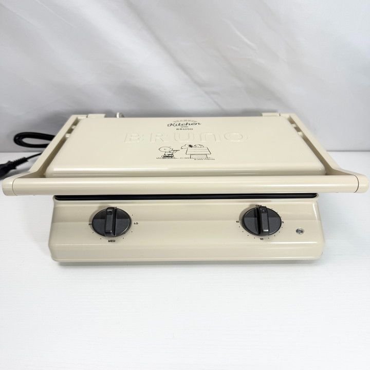 グリルサンドメーカー ダブル アイボリー スヌーピー ブルーノホット