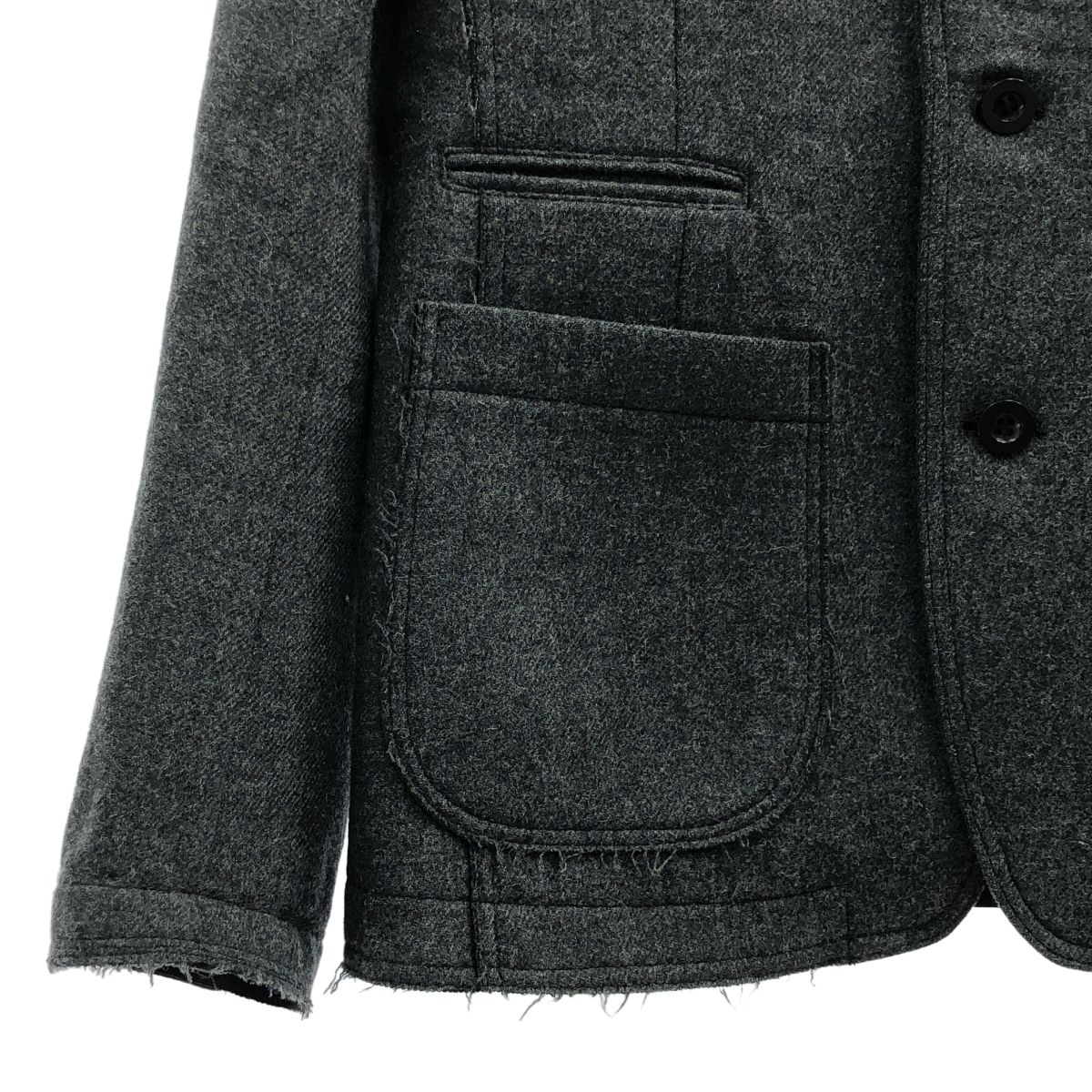 sacai / サカイ | ウール 裁断 ジャケット イージーパンツ