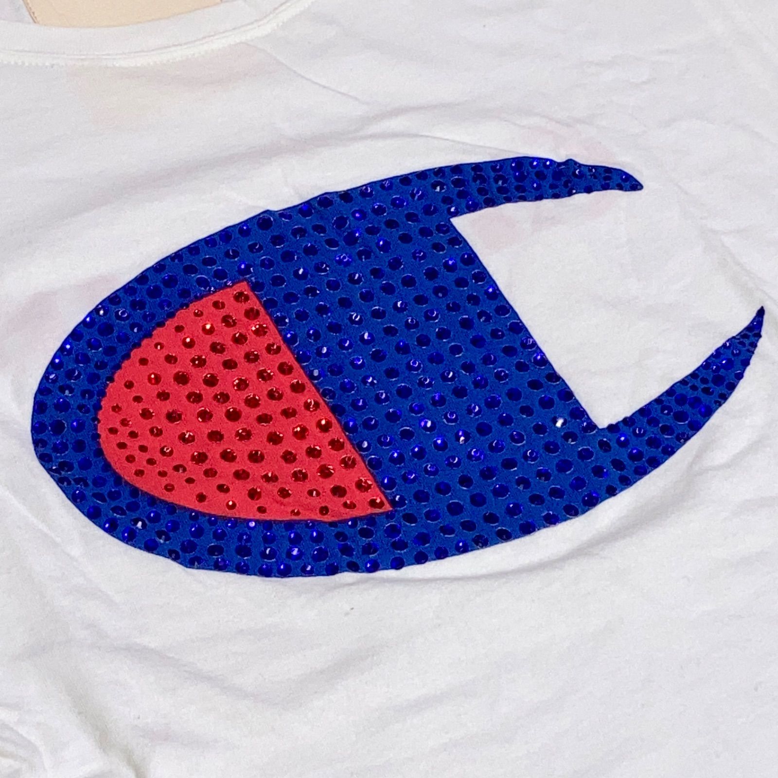 サイズ：M】ドレスキャンプ チャンピオン スワロフスキー Tシャツ 