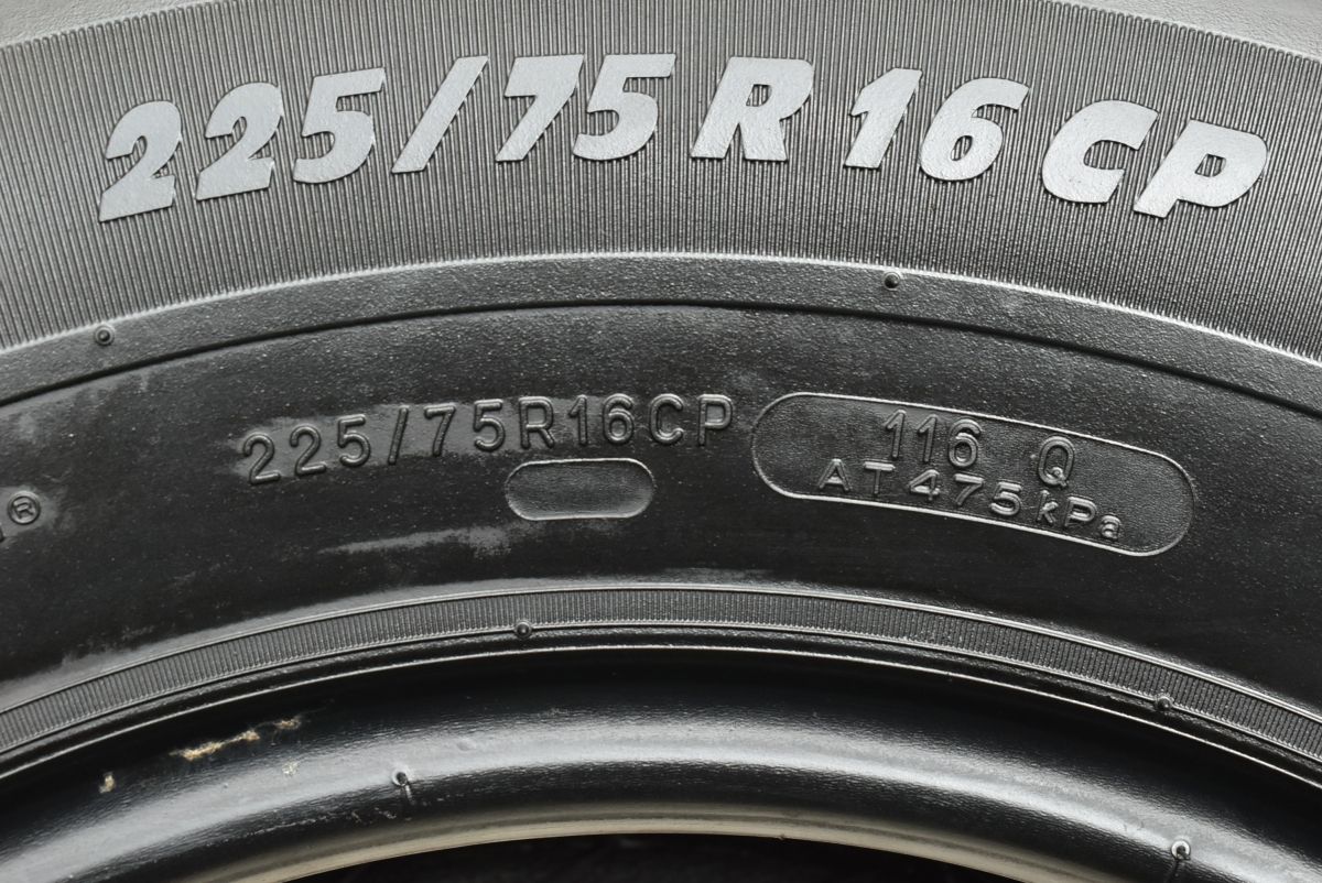 新車外し 2023年製】ミシュラン AGILIS CAMPING 225/75R16 CP 4