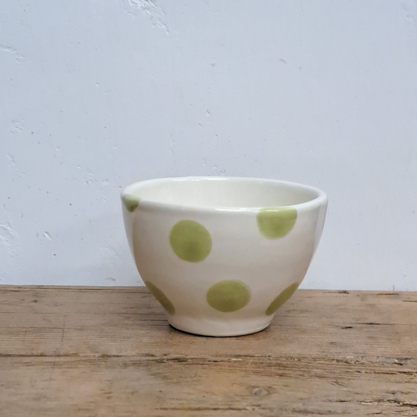 バーバラアイガン カップ 2点セット グリーンドット