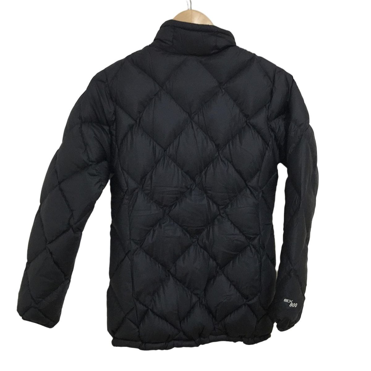 mont-bell モンベル ダウンジャケット サイズM レディース - 黒 長袖|ジップアップ|刺繍|冬