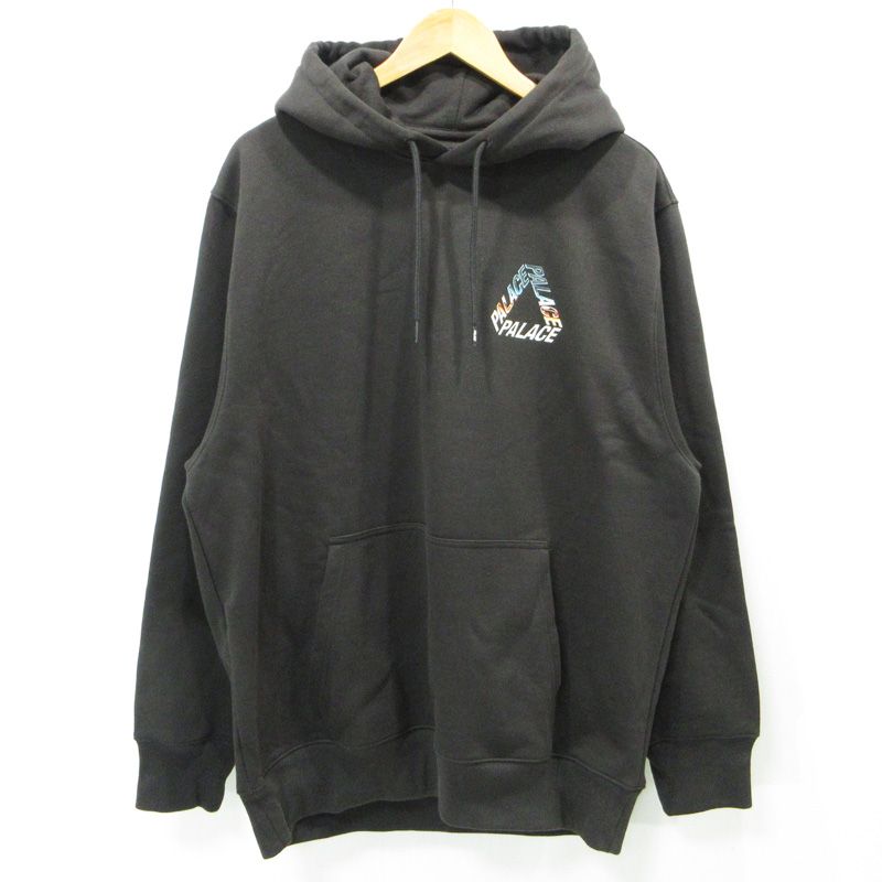 三重本店 PALACE SKATEBOARDS | パレススケートボード CHROME P3 HOOD ロゴプリント長袖パーカー ブラック サイズ XL 103