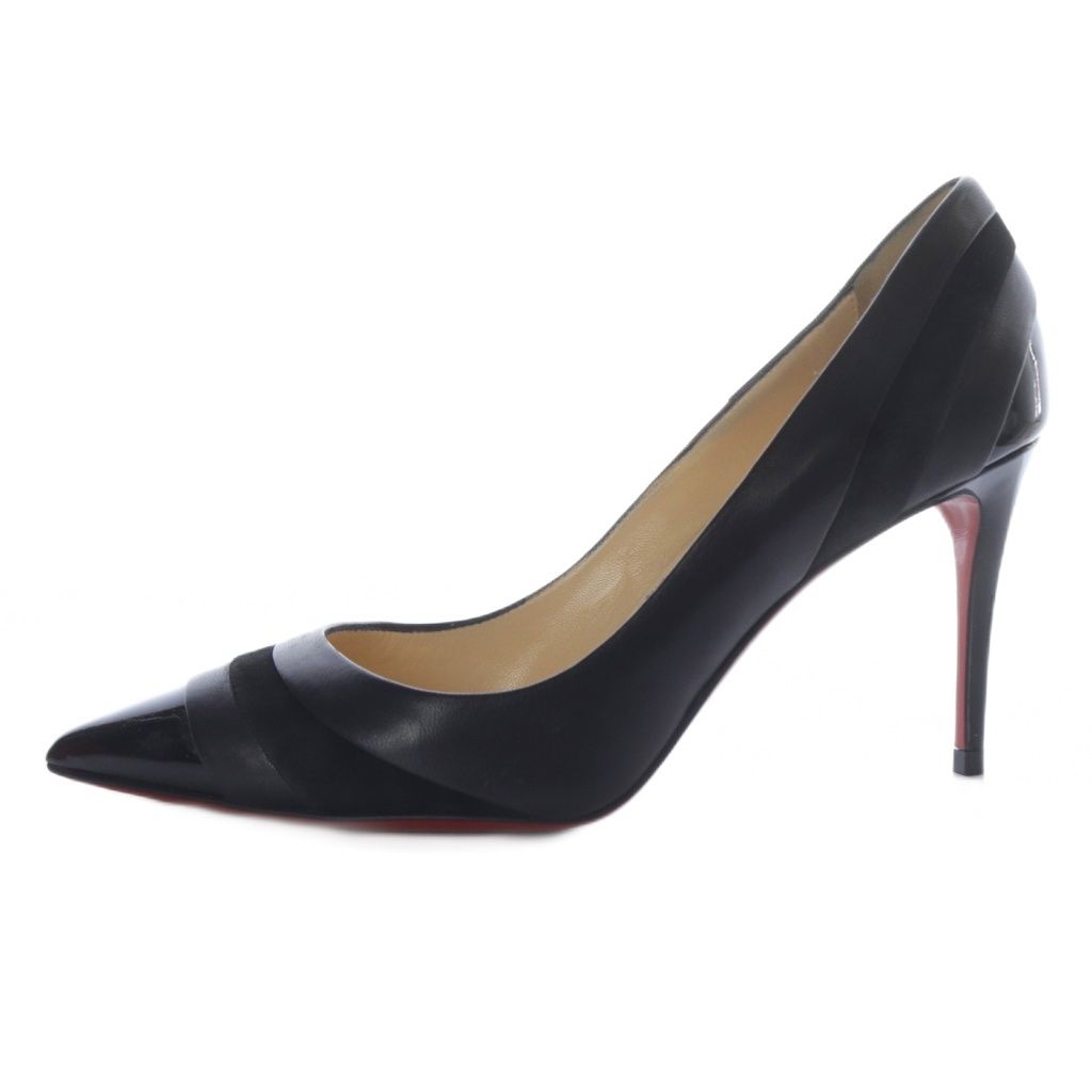 ママリン様 Christian Louboutin オープントゥパイソンヒール