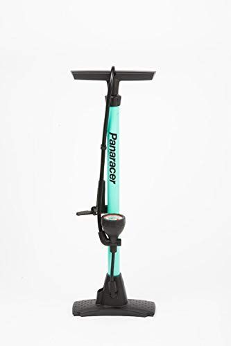 グリーン_単品 パナレーサー(Panaracer) 自転車 空気入れ 空気圧計付 全バルブ対応 ライトグリーン アルミ製 BFP-04AGA3-CE