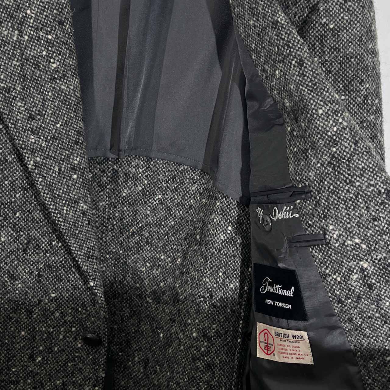 NEWYORKER Traditional ニューヨーカー ウール ツイード 段返3B