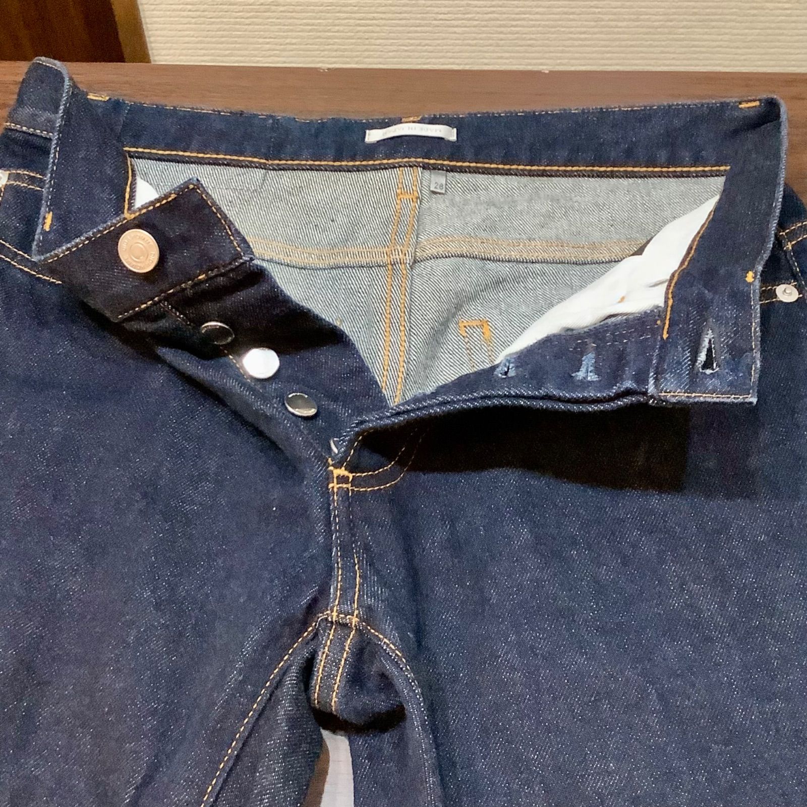 19SS ディオールオム Dior Homme 濃紺 デニムパンツ 923DS24W0007 28 