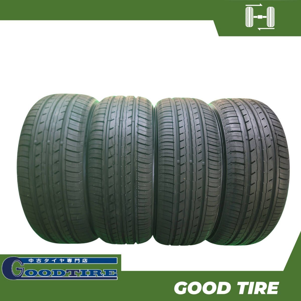 205|50R17 ヨコハマ BLUEARTH-ES ES32 2025年製 夏用 4本 10分山 タイヤ セレナ オーラ インプレッサ エクシーガ プレマシー S6914