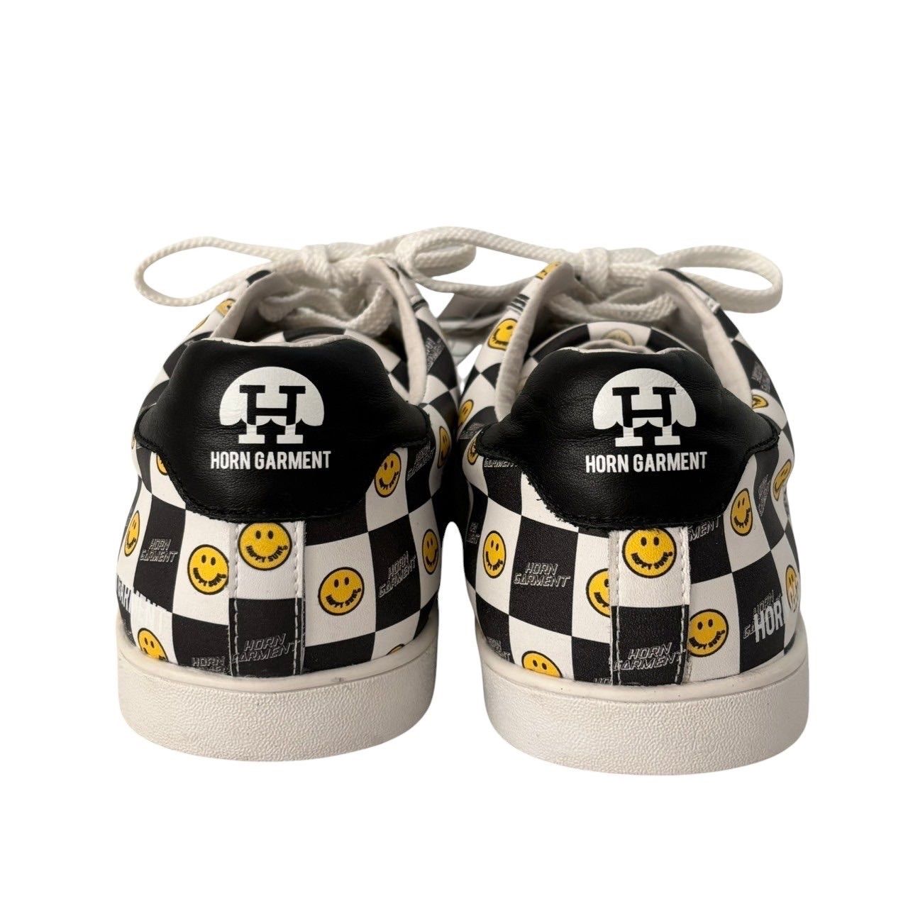 HORN GARMENT カモフラージュスニーカー 未使用 HORN GARMENT ホーンガーメント スニーカー 白 黒 gimme shoes