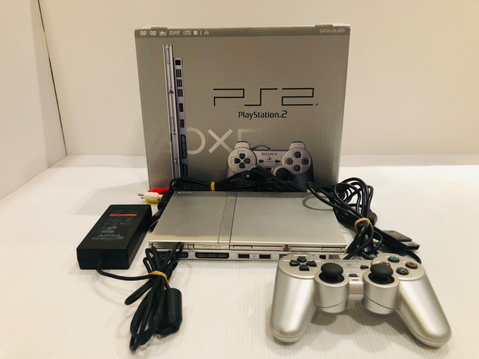 あるものの PlayStation2 SCPH-77000 コントローラー セット eYi8C