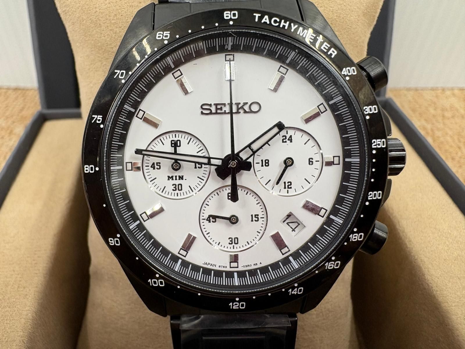 未使用】SEIKO 別注セイコー×ナノ・ユニバース クォーツクロノグラフ 