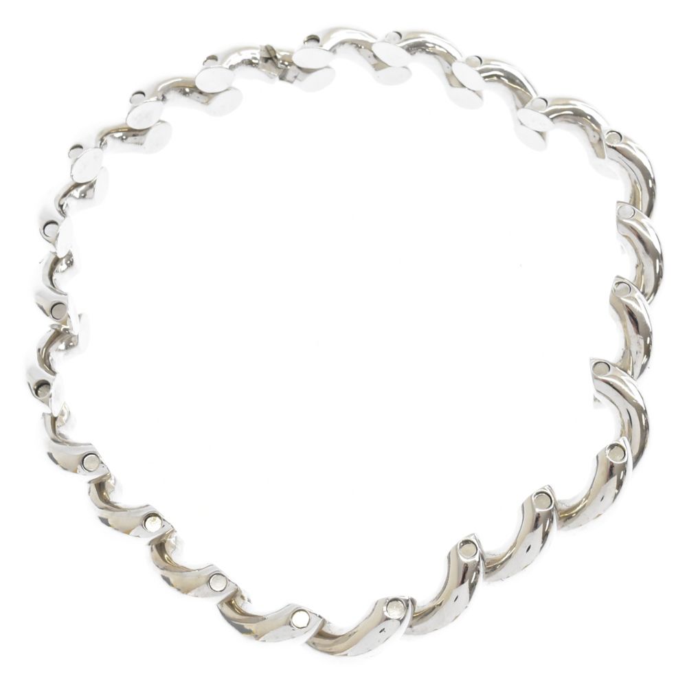 BALENCIAGA (バレンシアガ) チョーカー ネックレス シルバー チェーン