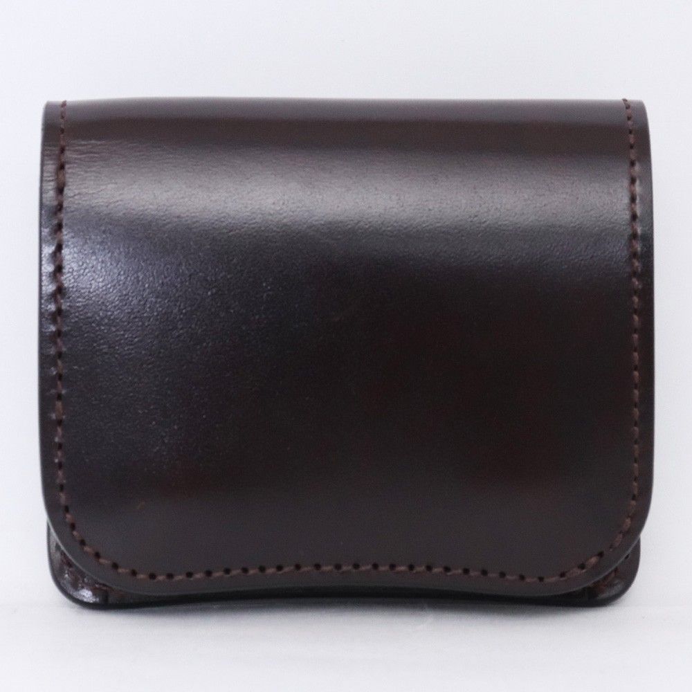 WILD SWANS SHELL CORDOVAN ミニ財布 ブラウン PALM-V2 SD