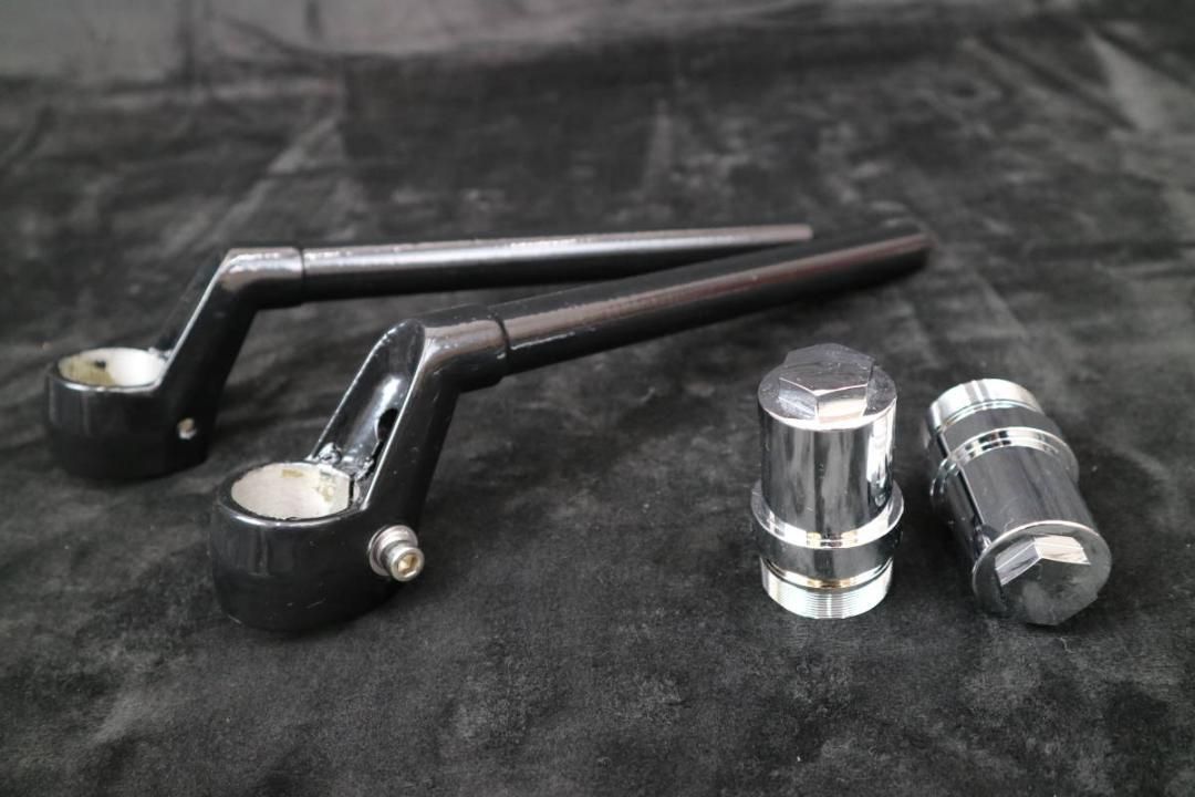 CBX純正 タイプ ハンドル 黒＋延長キット④/ バリオス2用 ZR250B