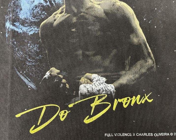 【UFC正規品•新品】チャールズ・オリベイラ ヴィンテージ加工TシャツXLサイズ チャールズ・オリベイラ UFC Charles Oliveira ヴィンテージ加工