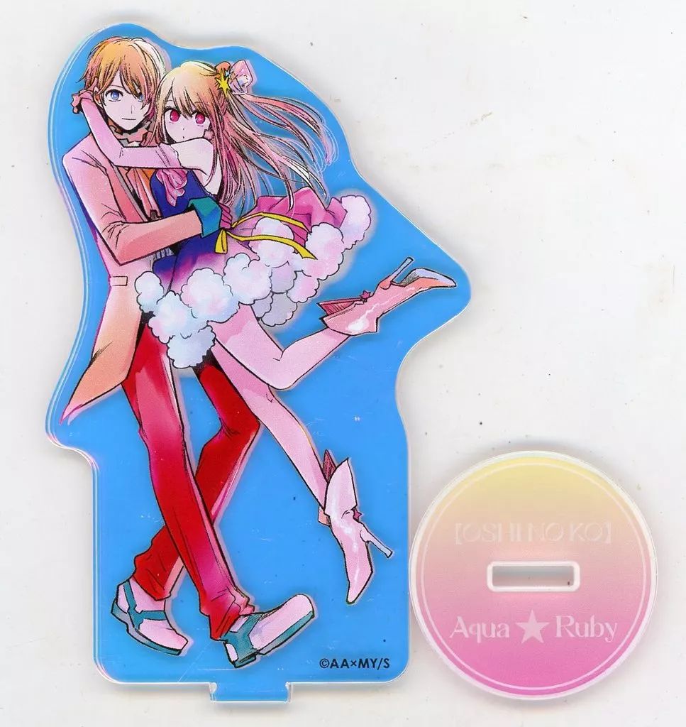 中古】アクリルスタンド・アクリルパネル ルビー&アクア 中古】アクリルスタンド・アクリルパネル ルビー&アクア