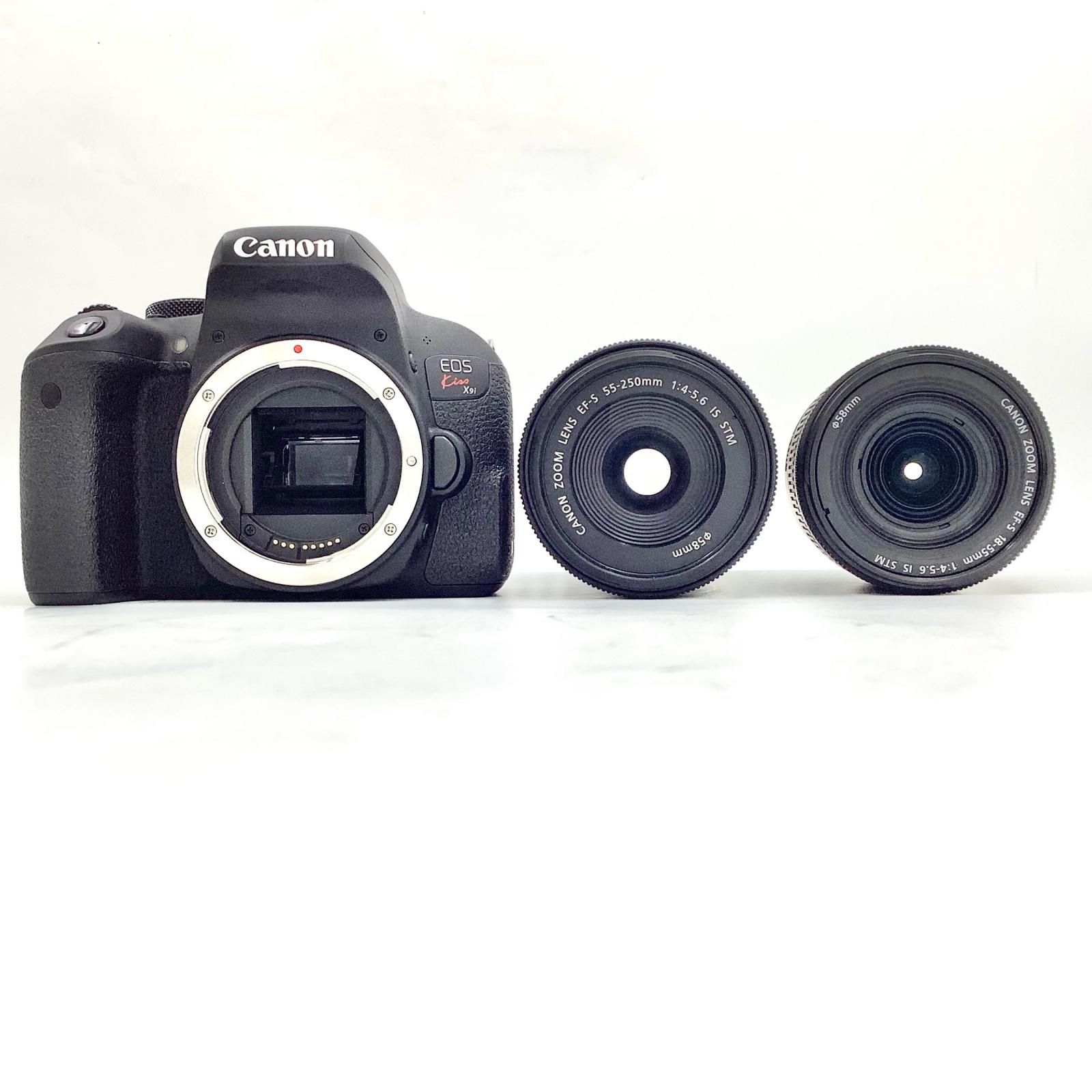 Canon デジタル一眼 EOS Kiss X9i ダブルズームキット ブラック