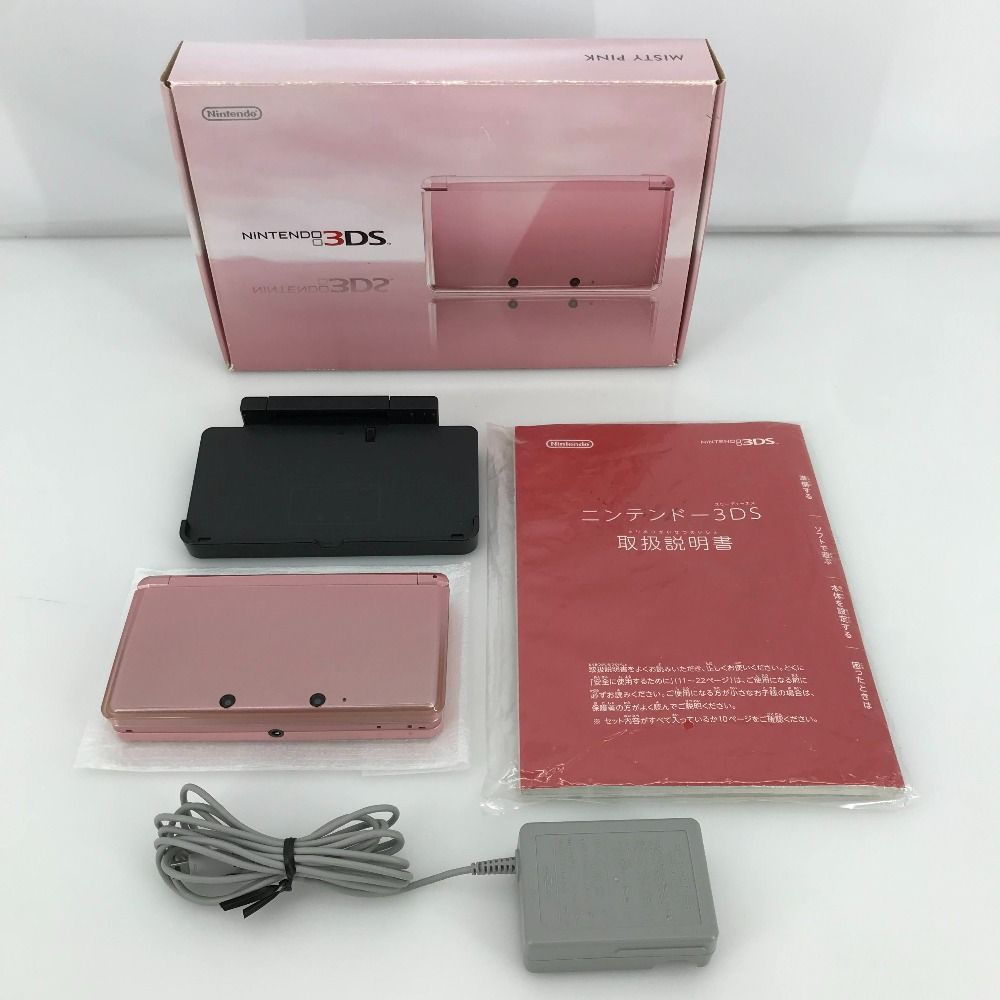箱無し】3DS ミスティピンク 2GBメモリーカード付き 3Y728