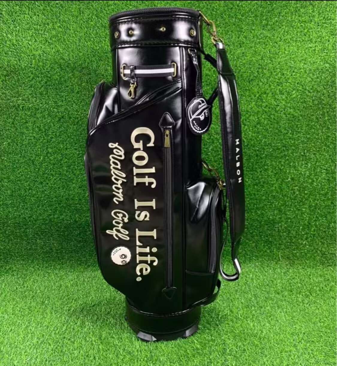 即発送●ゴルフカートバッグマルボンゴルフ Malbon Golf マルボンゴルフ カートバッグ トートバッグ カート