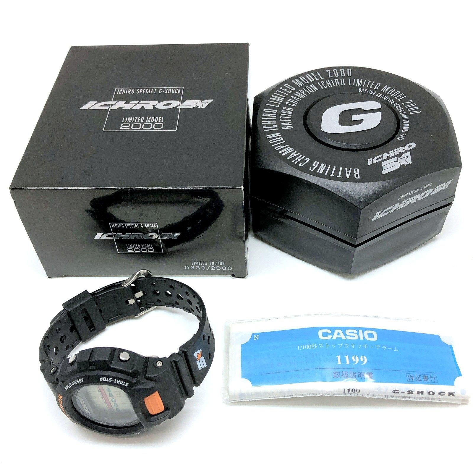G-SHOCK ジーショック DW-6600B ICHIRO イチロー選手 首位打者記念 
