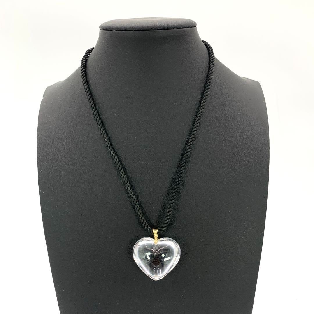 Baccarat バカラ Heart ハート クリスタル ネックレス ペンダント 925 