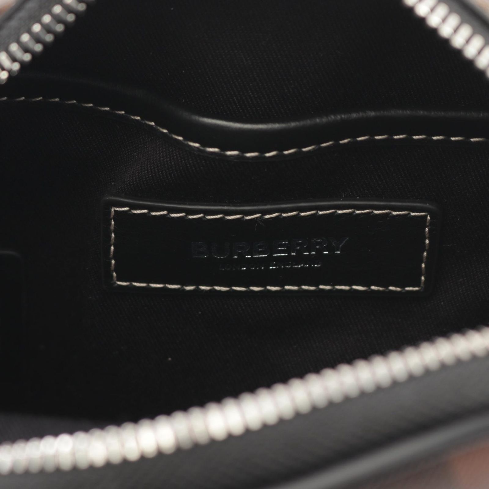 バーバリー BURBERRY ショルダーバッグ 8049118 ブラウン/チェック PVC
