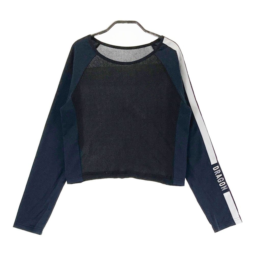 サイズ：3 DANCE WITH DRAGON ダンスウィズドラゴン  ショート インナーTシャツ  ネイビー系 [240101418174] ゴルフウェア レディース ストスト サイズ：3 DANCE WITH DRAGON ダンスウィズドラゴン ショート