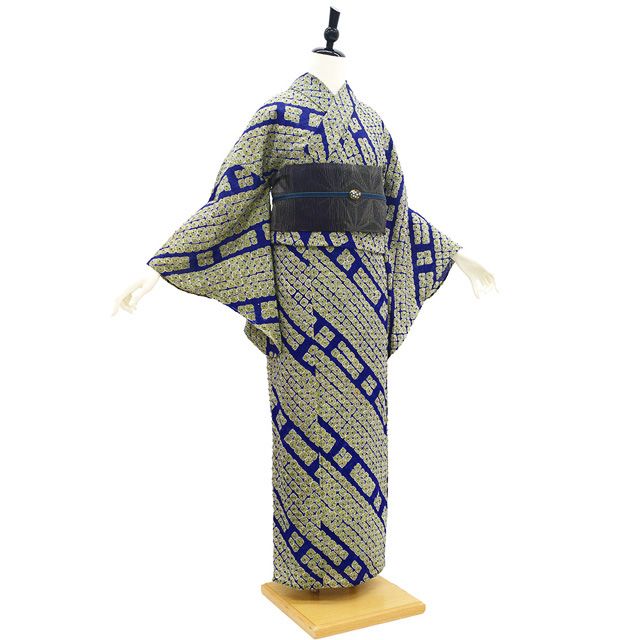 新古品】 夏物 本場有松鳴海絞り 浴衣 未使用 有松 ゆかた 絞り