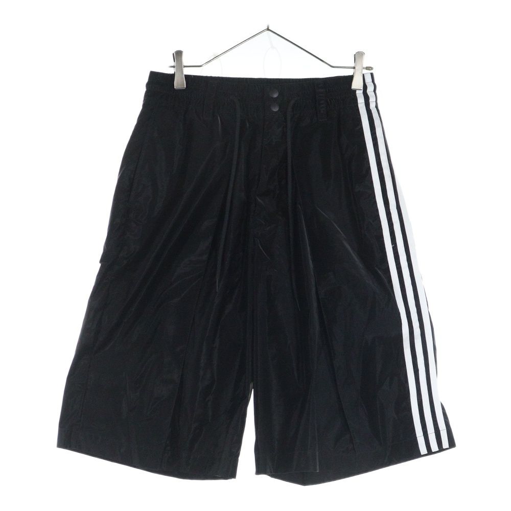 Y-3 ワイスリー TRP BLK SHORTS ロゴライン バギーショーツ ハーフパンツ ブラック IR6257