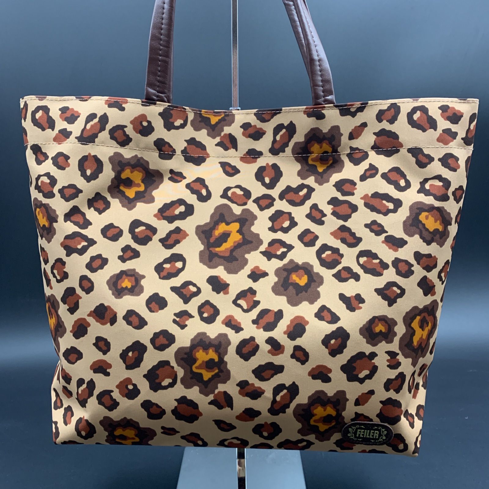83 FEILER フェイラー ヒョウ柄 トートバッグ 美品 - メルカリ