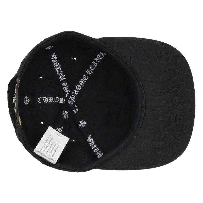 クロムハーツ 5 PANEL CAP BSBL CH刺繍ベースボールキャップ帽子 メンズ ONE SIZE