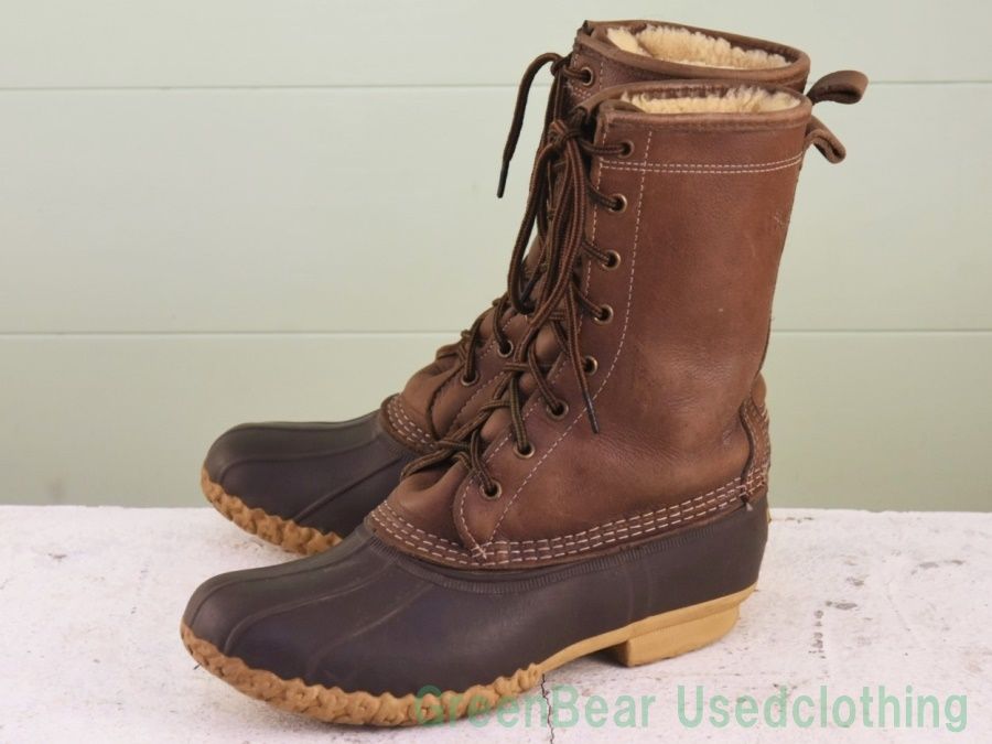 Y291 L.L.Bean ビーンブーツ インナーボア 茶 メンズ 25cmくらい