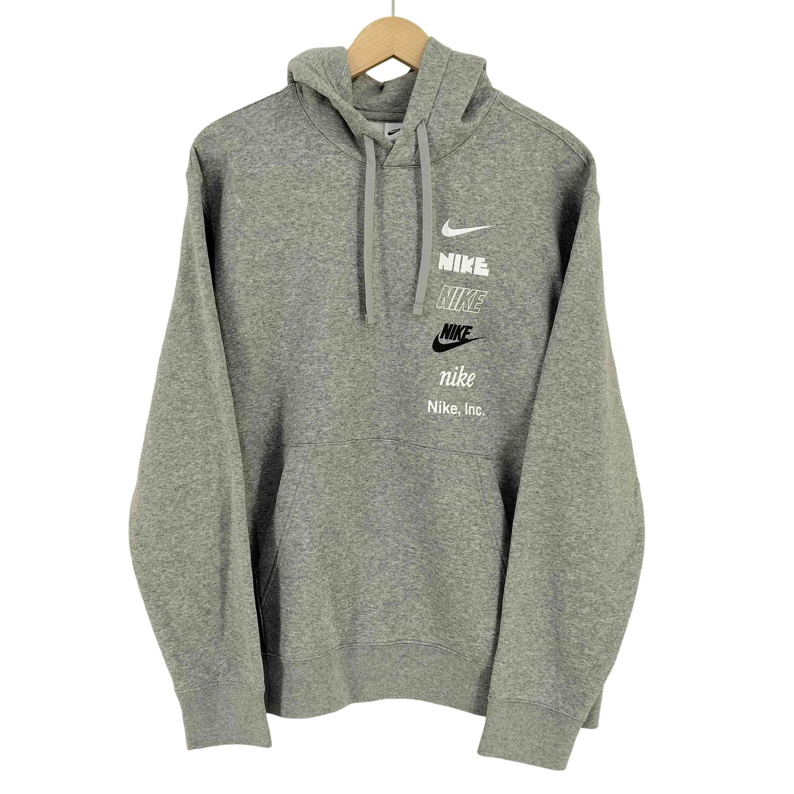 ナイキ NIKE 23SS CLUB+ BB PO HOODIE MLOGO DK GREY HEATHER メンズ JPN：XL 