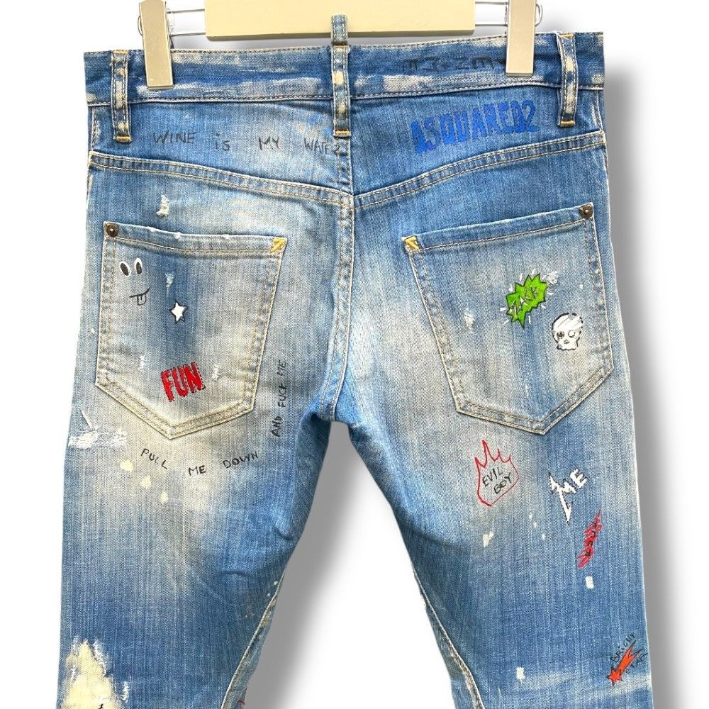 DSQUARED2 18SS Sexy Twist Jean サイズ42 インディゴ S74LB0317