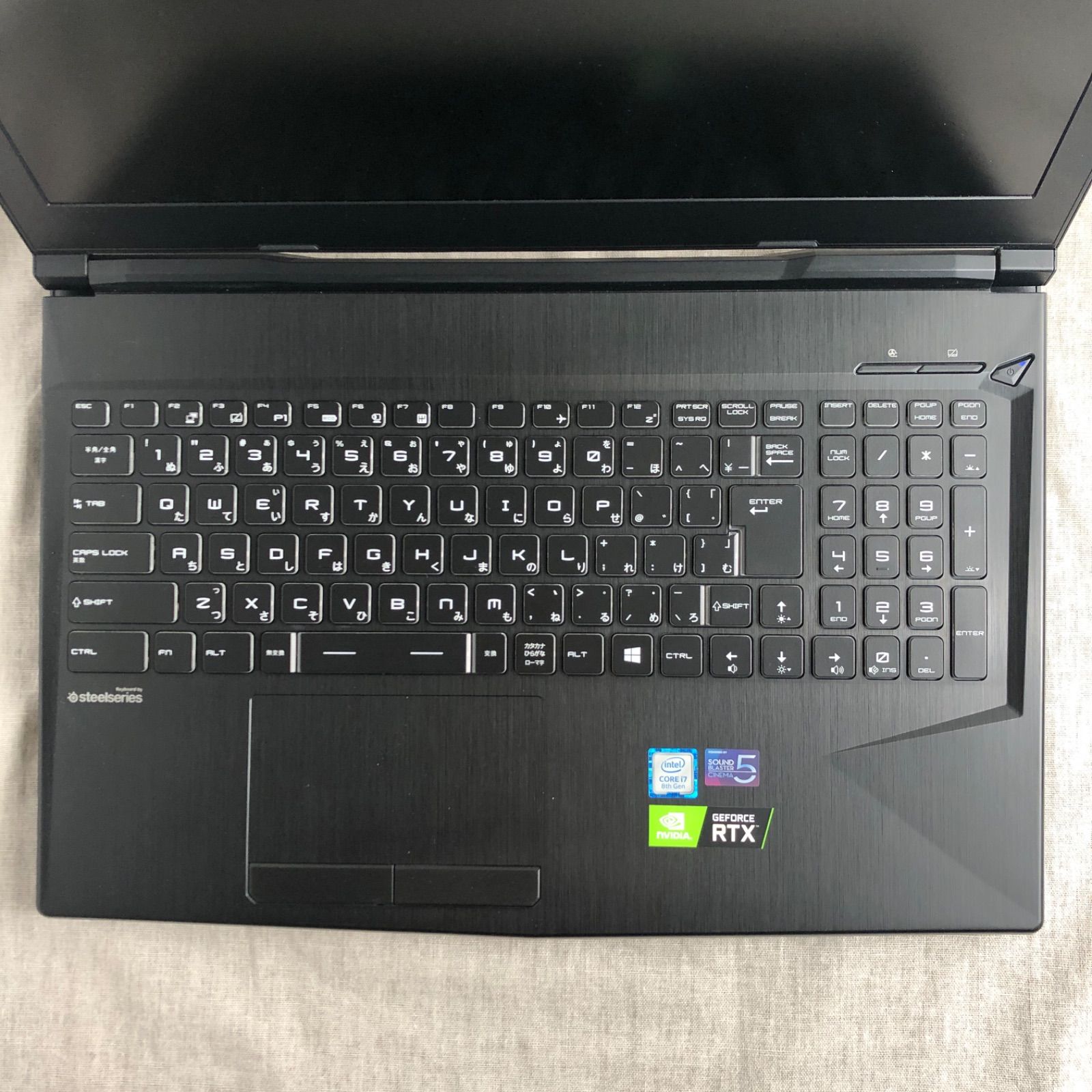 ゲーミングノートPC GALLERIA ガレリア GCF2070RGF【i7-8750H 