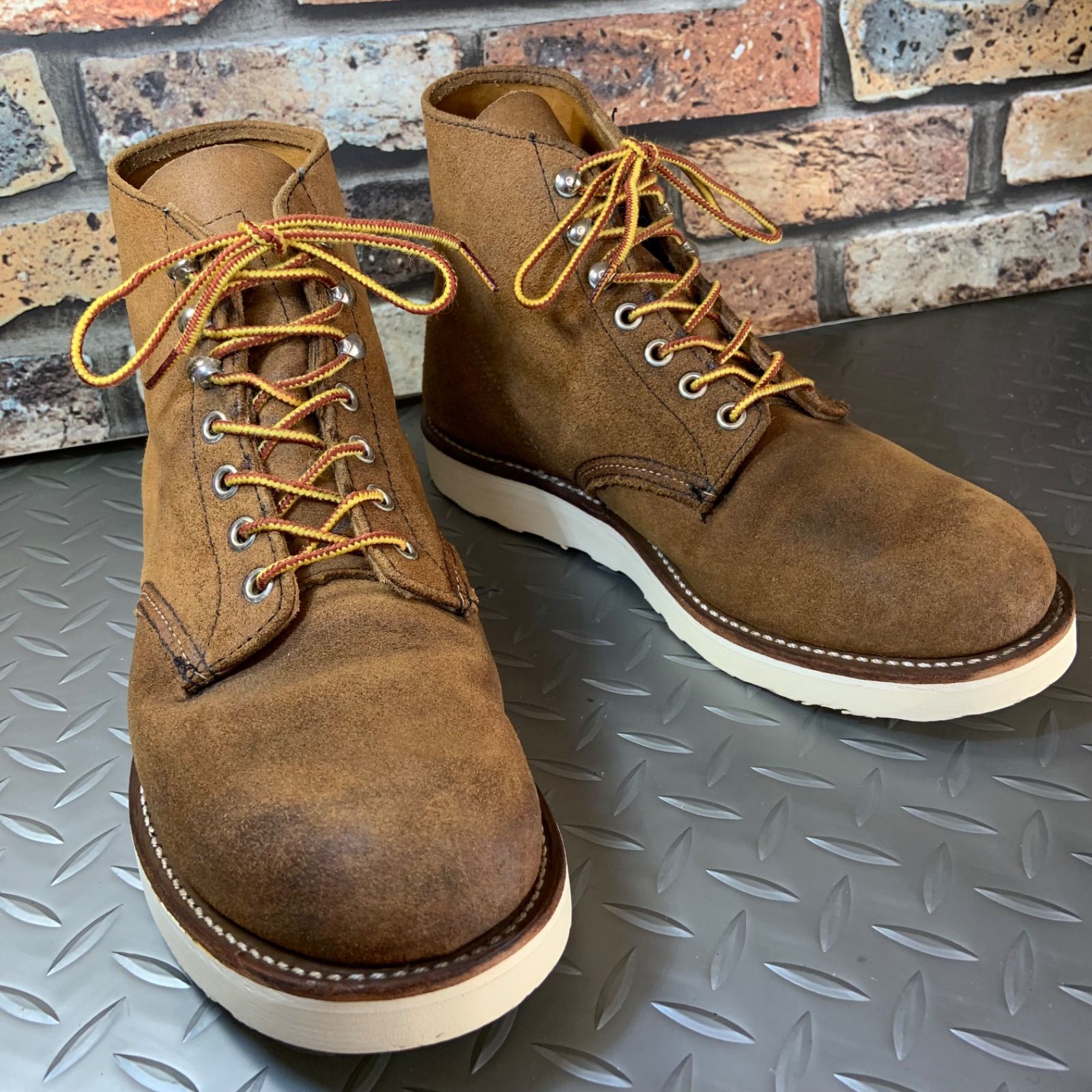 ☆REDWING 8181 廃盤 2009年製 US8.5D 26.5㎝ (24H1) ラウンドトゥ