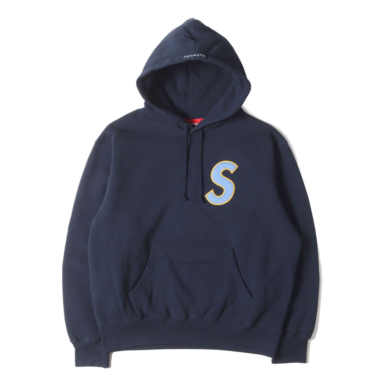 Supreme シュプリーム パーカー 紺 L 3303325Y0159 美品】Supreme シュプリーム パーカー ネイビー 紺 サイズ:S