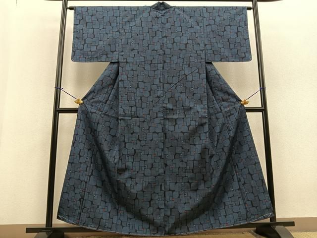 平和屋着物○訪問着 本場染大島紬 舞花弁 正絹 逸品 CAAQ9136vf